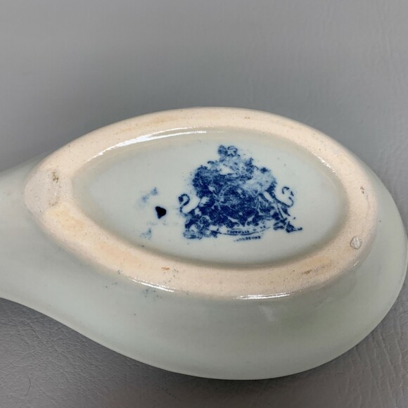 Flow Blue Ironstone English Transferware Extra Large Spoon Home Decor - Picture 8 of 9